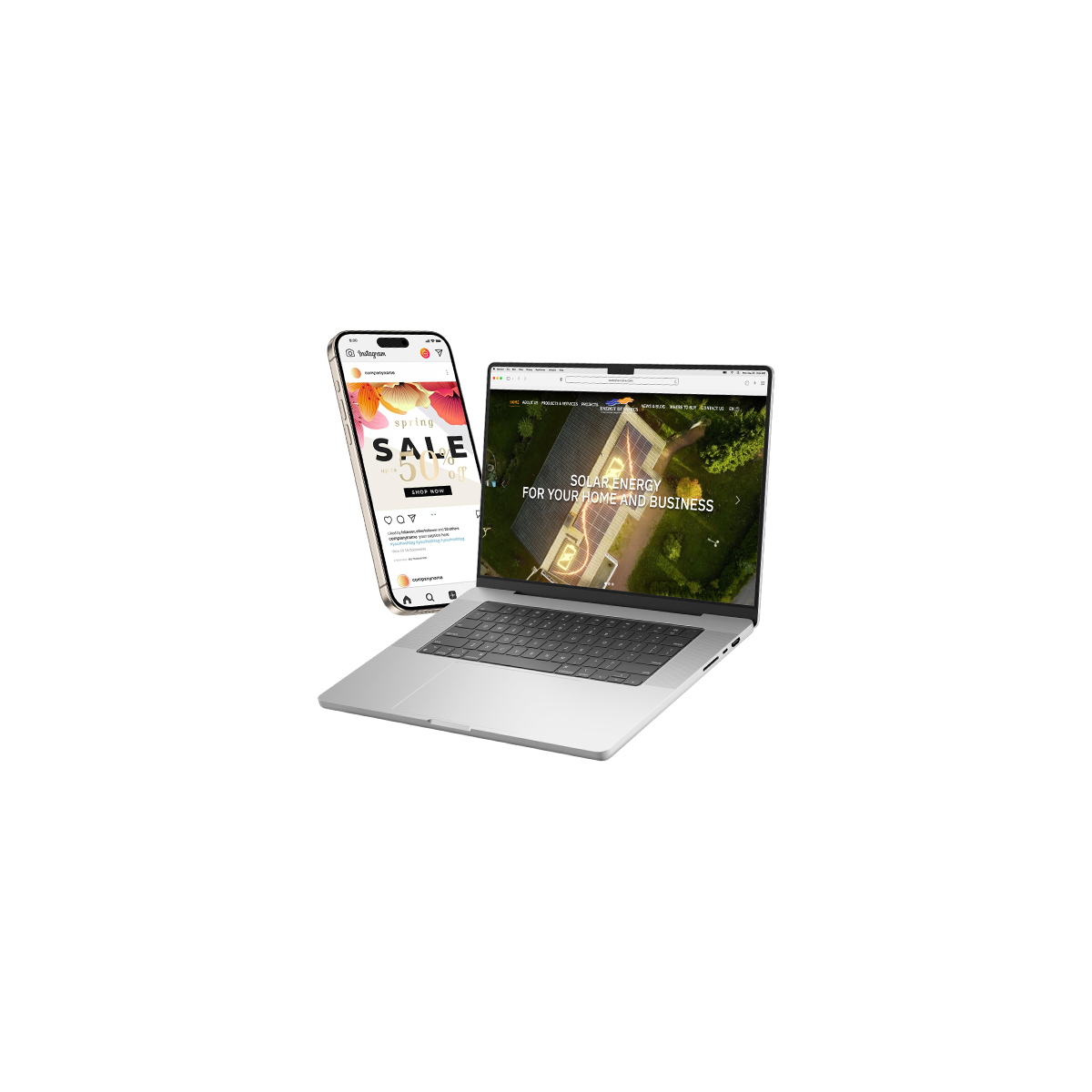 Laptop + Phone